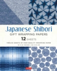 Japanese Shibori Gift Wrapping Papers - 12 Sheets : 18 x 24 inch (45 x 61 cm) Wrapping Paper - Book