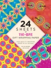 Tie-Dye Gift Wrapping Paper - 24 sheets : High-Quality 18 x 24" (45 x 61 cm) Wrapping Paper - Book