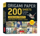 Origami Paper 200 sheets Hokusai Prints 6" (15 cm) : Tuttle Origami Paper: Double-Sided Origami Sheets Printed with 12 Different Designs (Instructions for 5 Projects Included) - Book
