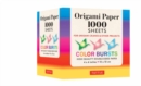 Origami Paper Color Bursts 1,000 sheets 4" (10 cm) : Tuttle Origami Paper: Double-Sided Origami Sheets Printed with 12 Different Designs (Instructions Included) - Book