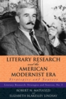 Literary Research and the American Modernist Era : Strategies and Sources - eBook