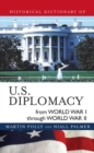 Historical Dictionary of U.S. Diplomacy from World War I through World War II - eBook