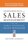 Fundamentals of Sales Management for the Newly Appointed Sales Manager - eBook