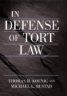 In Defense of Tort Law - eBook