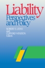 Liability : Perspectives and Policy - eBook
