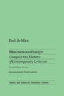Blindness and Insight : Essays in the Rhetoric of Contemporary Criticism - Book