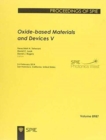 Oxide-based Materials and Devices V - Book