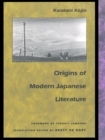 Origins of Modern Japanese Literature - eBook
