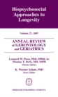 Annual Review of Gerontology and Geriatrics, Volume 27, 2007 : Biopsychosocial Approaches to Longevity - eBook