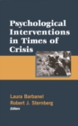 Psychological Interventions in Times of Crisis - eBook