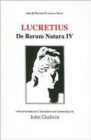 Lucretius: De Rerum Natura IV - Book