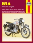 BSA Pre-unit Singles (54 - 61) Haynes Repair Manual - Book