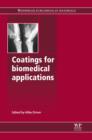 Coatings for Biomedical Applications - eBook