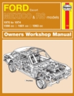 Ford Escort Mk I Mexico, RS 1600 & RS 2000 (70 - 74) Haynes Repair Manual - Book