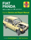 Fiat Panda (81 - 95) Haynes Repair Manual - Book