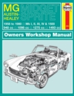 MG Midget & Austin-Healey Sprite (58 - 80) Haynes Repair Manual - Book