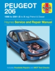 Peugeot 206 Petrol & Diesel (98 - 01) Haynes Repair Manual - Book