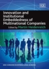 Innovation and Institutional Embeddedness of Multinational Companies - eBook