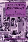 From Page to Performance : Essays in Early English Drama - eBook