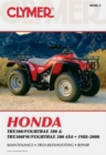 Honda TRX300/Fourtrax 300 & TRX300FW/Fourtrax 300 4x4 (1988-2000) Clymer Repair Manual - Book