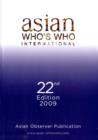ASIAN WHOS WHO INTERNATIONAL - Book