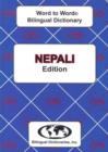 English-Nepali & Nepali-English Word-to-Word Dictionary - Book