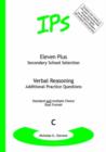 Eleven Plus / Secondary School Selection Verbal Reasoning - Additional Practice Questions : Bk. C - Book