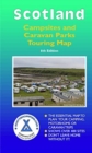 Scotland Campsites and Caravan Parks : Touring Map - Book