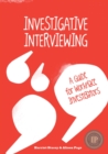 Investigative Interviewing - A Guide for Workplace Investigators - eBook