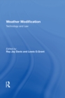 Weather Modification : Technology And Law - eBook