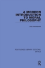 A Modern Introduction to Moral Philosophy - eBook