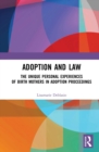Adoption and Law : The Unique Personal Experiences of Birth Mothers in Adoption Proceedings - eBook