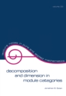 Decomposition and Dimension in Module Categories - eBook