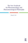 The New Yearbook for Phenomenology and Phenomenological Philosophy : Volume 3 - eBook