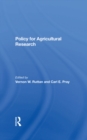Policy For Agricultural Research - eBook
