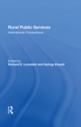 Rural Public Services : International Comparisons - eBook
