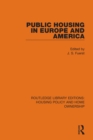 Public Housing in Europe and America - eBook