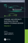 Ceramic and Specialty Electrolytes for Energy Storage Devices - eBook