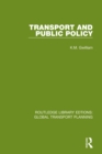 Transport and Public Policy - eBook