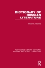 Dictionary of Russian Literature - eBook