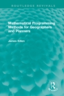 Mathematical Programming Methods for Geographers and Planners - eBook