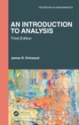 An Introduction to Analysis - eBook