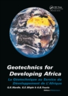 Geotechnics for Developing Africa : Proceedings of the 12th regional conference for Africa on soil mechanics and geotechnical engineering, Durban, South Africa, 25-27 October 1999 - eBook