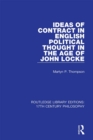 Ideas of Contract in English Political Thought in the Age of John Locke - eBook