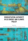 Renegotiating Authority in EU Energy and Climate Policy - eBook