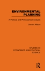 Environmental Planning : A Political and Philosophical Analysis - eBook