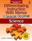 Differentiating Instruction With Menus for the Inclusive Classroom : Science (Grades K-2) - eBook