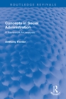 Concepts in Social Administration : A framework for analysis - eBook