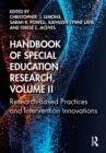 Handbook of Special Education Research, Volume II : Research-Based Practices and Intervention Innovations - eBook