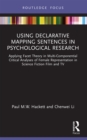 Using Declarative Mapping Sentences in Psychological Research : Applying Facet Theory in Multi-Componential Critical Analyses of Female Representation in Science Fiction Film and TV - eBook